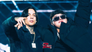 Gabito Ballesteros eligiendo tenis para Natanael Cano