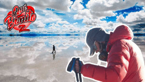 Ciego recorre el desierto de sal más grande del mundo guiado solo por un audio GPS