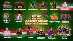 Festeja el 15 de septiembre en CDMX: conoce a todos los artistas que estarán en tu alcaldía