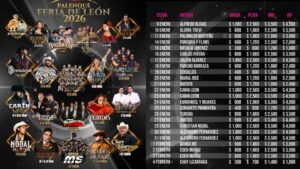 &iexcl;Confirmado! Christian Nodal y Alejandro Fern&aacute;ndez en la Feria de Le&oacute;n 2026