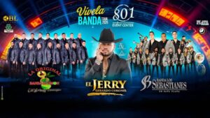 La Original Banda El Limón, Banda Los Sebastianes y El Jerry se unen en el Vívela Banda Tour
