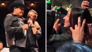 Juli&oacute;n &Aacute;lvarez le pide matrimonio a la sobrina de Jorge Medina en pleno escenario: &iquest;qu&eacute; dir&aacute; su esposa?