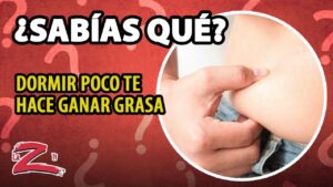 ¿Sabías qué dormir poco te hace ganar grasa?