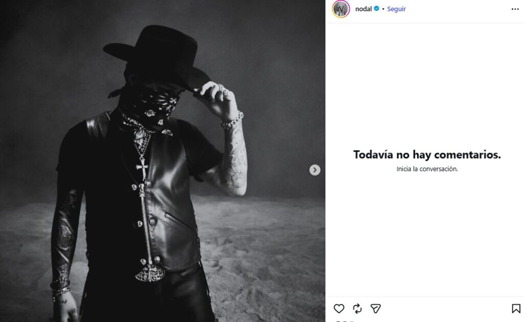 Christian Nodal se reinventa como El Forajido tras perder el control de su propio nombre art&iacute;stico