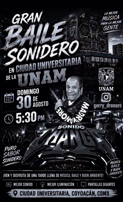 Sonido La Changa convertir&aacute; Ciudad Universitaria en la pista de baile m&aacute;s grande de la CDMX
