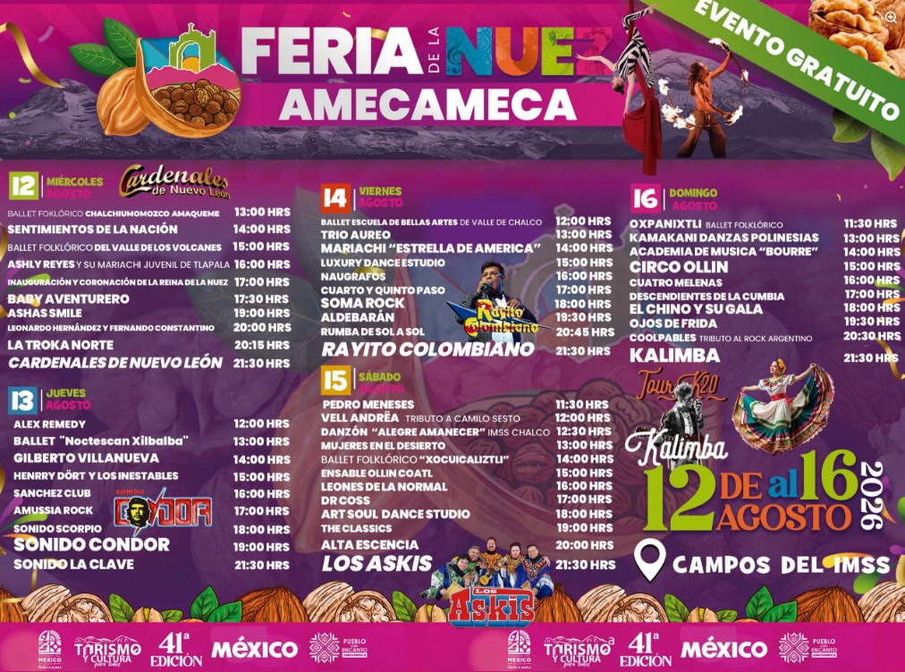 Los Askis y Cardenales de Nuevo Le&oacute;n encabezan la Feria de la Nuez en Amecameca