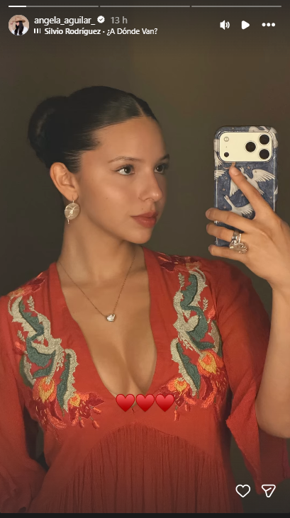 &Aacute;ngela Aguilar enamora a sus fans al compartir rom&aacute;nticos momentos junto a Christian Nodal