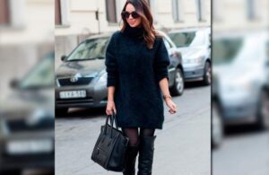 Vestido su&eacute;ter, ideal para la &eacute;poca de fr&iacute;o