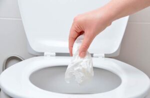&iquest;D&oacute;nde debe ser depositado el papel de ba&ntilde;o?