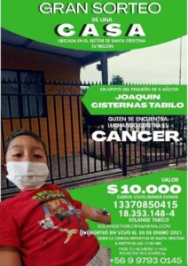 Familia decide rifar su casa para costear tratamiento contra el c&aacute;ncer de su hijo