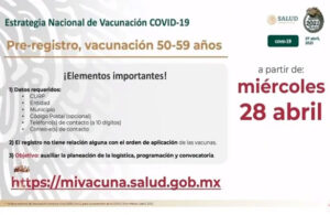 &iquest;Tienes entre 50 y 59 a&ntilde;os? Reg&iacute;strate para recibir la vacuna anticovid