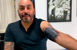 Rostro de Belinda tatuado en el brazo de Lupillo Rivera es cubierto con "rayones"