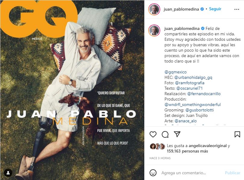 Juan Pablo Medina reaparece para hablar del delicado tema de salud por el que pas&oacute;