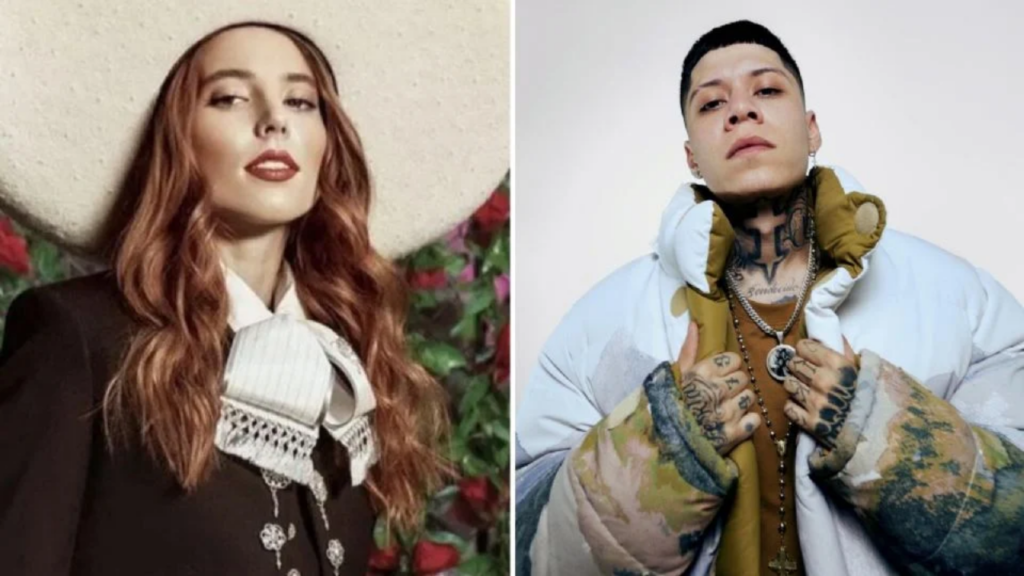 La cantante Majo Aguilar dej&oacute; impact&oacute; a sus seguidores al compartir una fotograf&iacute;a junto al reconocido rapero Santa Fe Klan. 