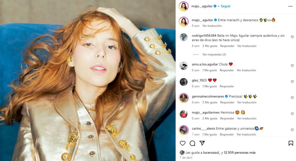 Majo Aguilar responde a los rumores de romance entre Ángela Aguilar y Christian Nodal