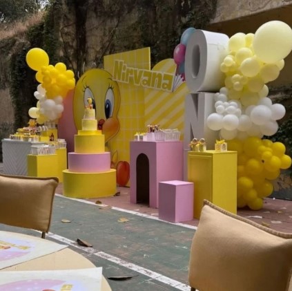 Alex Fern&aacute;ndez celebra el primer a&ntilde;o de su hija Nirvana con una fiesta inolvidable