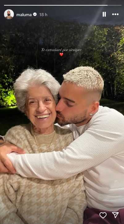 Maluma despide a su abuelita en medio de festejos por su cumplea&ntilde;os