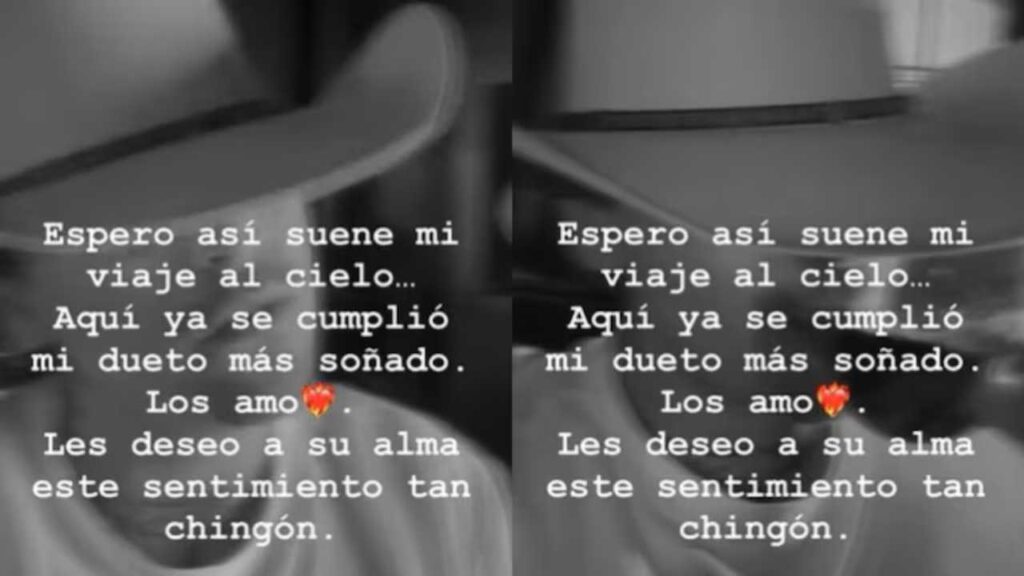 Christian Nodal comparte adelanto del dueto con Vicente Fern&aacute;ndez y enciende rumores