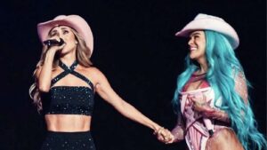 Karol G hizo llorar a Anahí en su cumpleaños