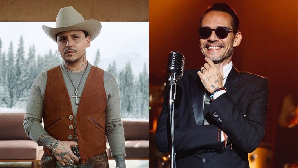 Christian Nodal confiesa que Marc Anthony es su gu&iacute;a espiritual en sus momentos dif&iacute;ciles