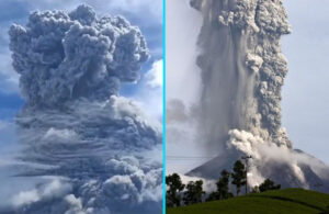 VIDEO: El volc&aacute;n Sinabung entra en erupci&oacute;n y as&iacute; oblig&oacute; evacuar a miles de personas