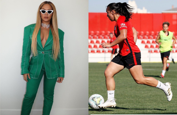 Beyonc&eacute; y Charlyn Corral