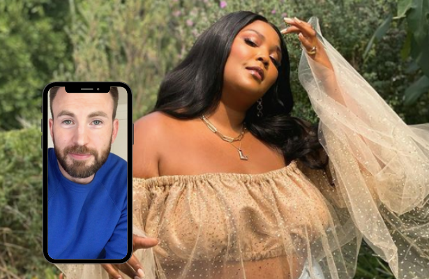 Lizzo y Chris Evans