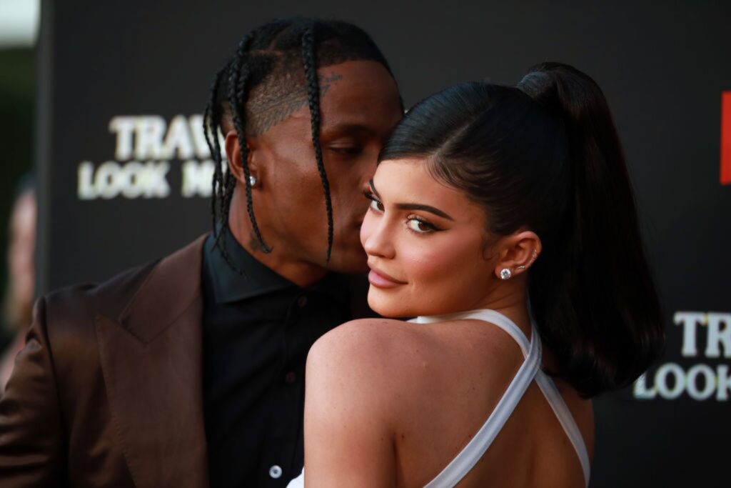 Kylie Jenner en la fiesta de Travis Scott