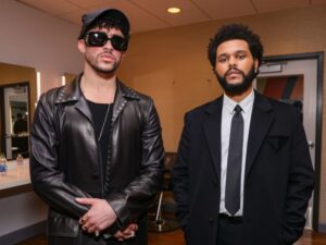 Encuentro de Bad Bunny y The Weeknd