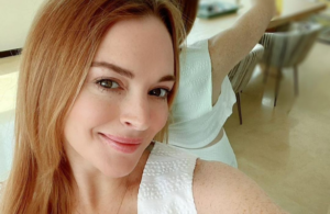 Lindsay Lohan comparte inédita foto de Juego de gemelas