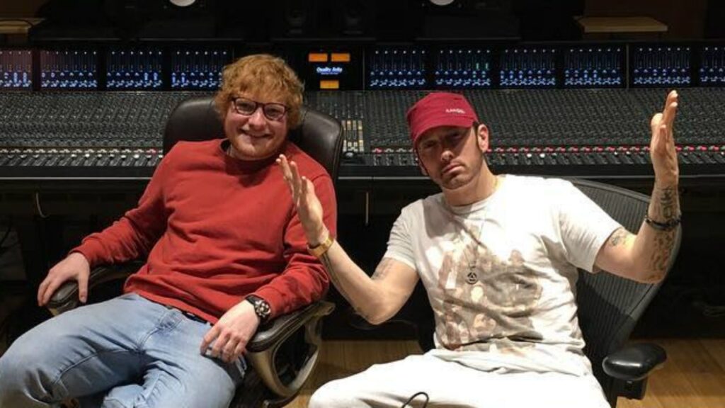 Esto le regaló Ed Sheeran a Eminem en su primer encuentro