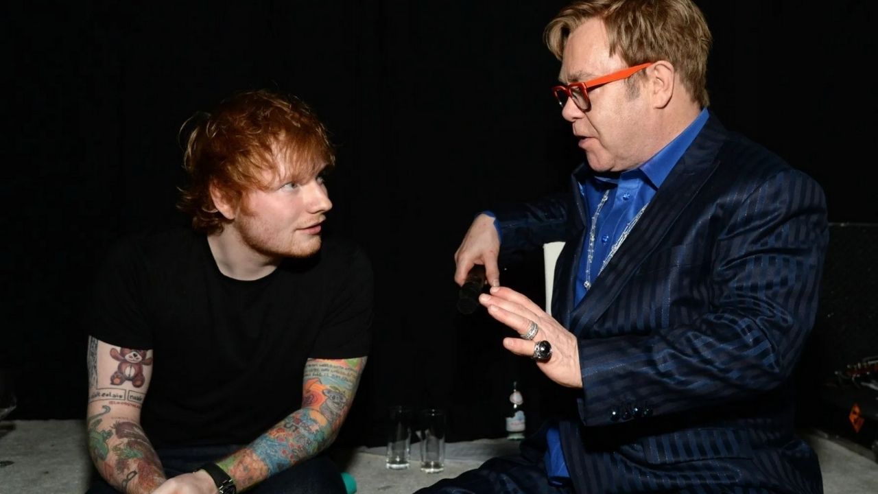 Ed Sheeran prepara una canción navideña junto a Elton John