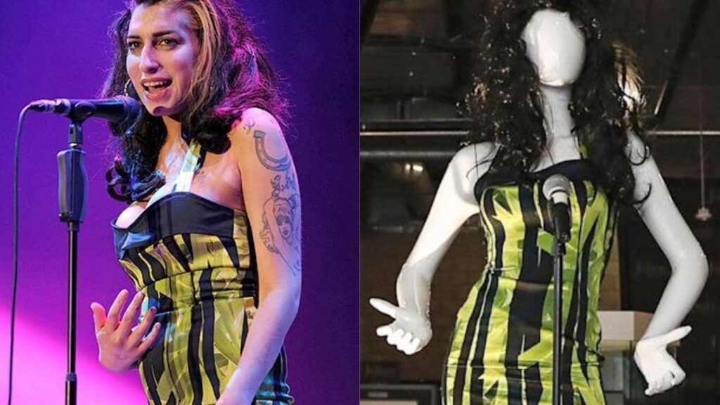 Subastan por más de 243 mil dólares el vestido que Amy Winehouse usó en su último concierto