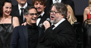 Gael Garc&iacute;a y Guillermo Del Toro