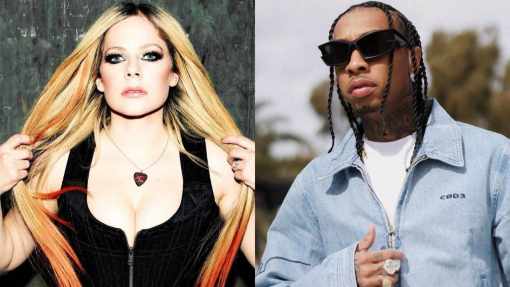 Avril Lavigne abrazada del ex novio de Kylie Jenner, Tyga