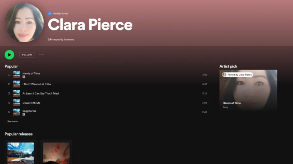 Miley Cyrus lanzó un álbum secreto con el nombre: Clara Pierce