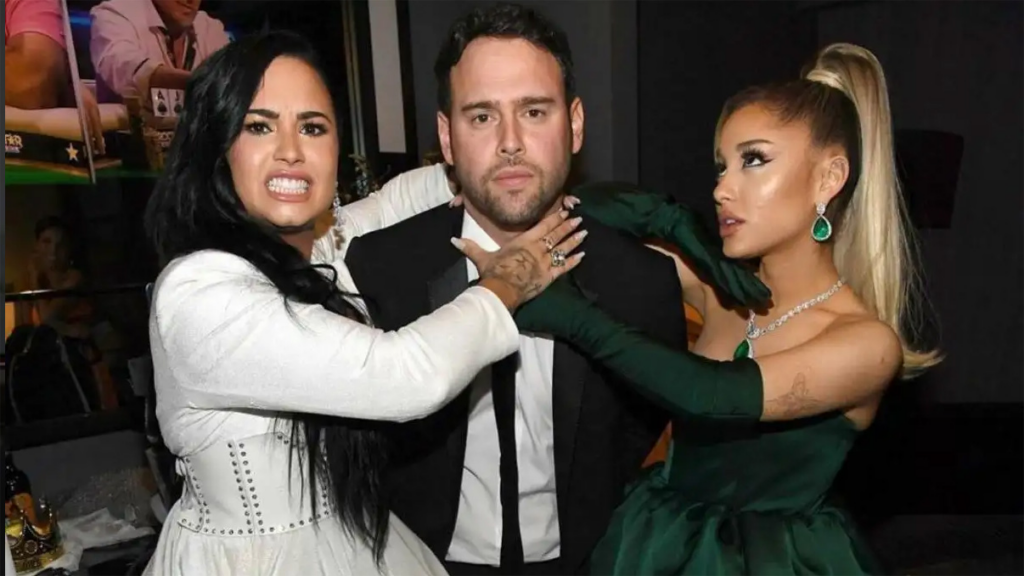 Ariana Grande y Demi Lovato se separan de Scooter Braun