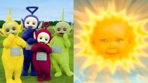 La beb&eacute; sol de los Teletubbies va a tener un beb&eacute;