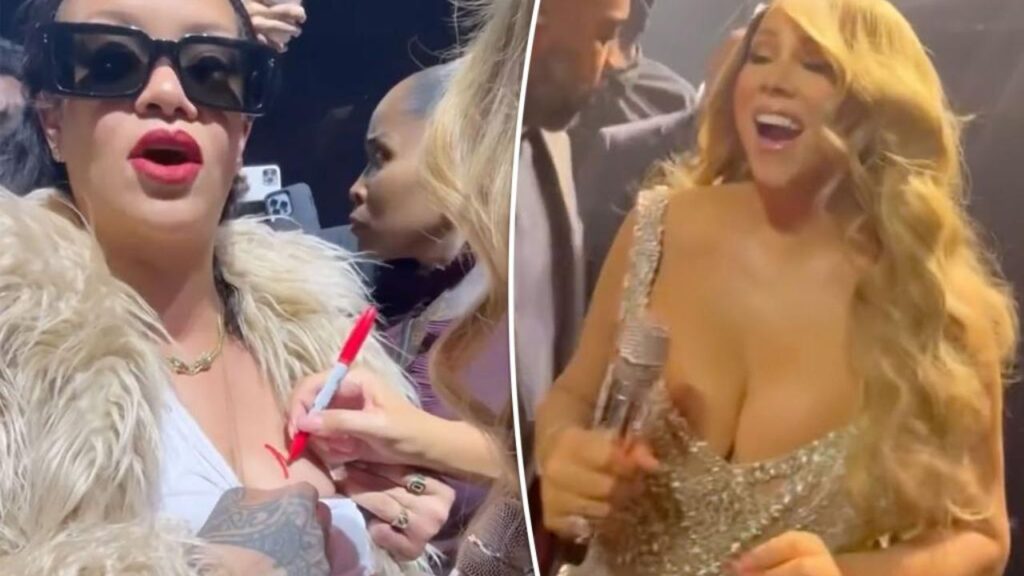 Mariah Carey y Rihanna: el curioso aut&oacute;grafo
