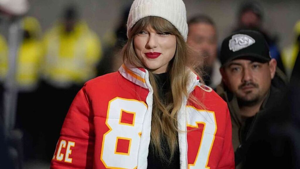 Taylor Swift celebra el &eacute;xito de los Kansas City Chiefs