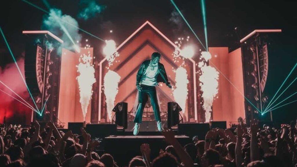 Coachella multa a Travis Scott con $20,000 d&oacute;lares por exceder el horario