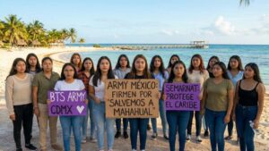 ARMY en México se une para salvar Mahahual y frenar polémico megaproyecto