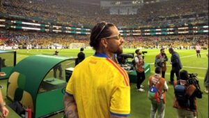 &iexcl;D&iacute;melo, parce! Maluma presente apoyando a Colombia