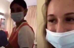 Indigna video de empleadas maltratando a una abuelita en un asilo