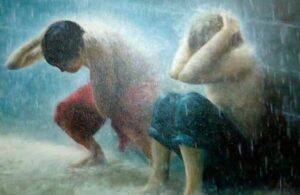 Ni&ntilde;o lluvia Aguascalientes