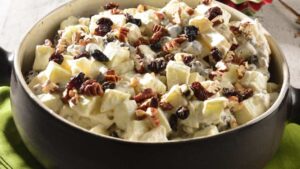 Ensalada de manzana, la mejor guarnici&oacute;n para esta navidad