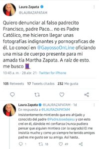 Denuncia Laura Zapata a falso sacerdote que dio santos &oacute;leos a su abuelita