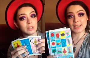 Confunde cartas de loter&iacute;a mexicana con tarot y se burlan de ella
