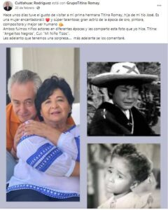 As&iacute; luce "Bel&eacute;n", la peque&ntilde;a que actu&oacute; a lado de Pedro Infante" en "Angelitos Negros"