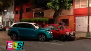 Involucran a hijo de Lupita D'Alessio en un fuerte accidente automovil&iacute;stico
